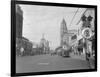 Hollywood Boulevard Decorated for Christmas-null-Framed Photographic Print