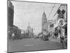 Hollywood Boulevard Decorated for Christmas-null-Mounted Photographic Print