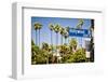 Hollywood Boulevard Sign-null-Framed Art Print