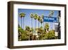 Hollywood Boulevard Sign-null-Framed Art Print