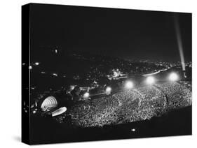 Hollywood Bowl at Night-null-Stretched Canvas