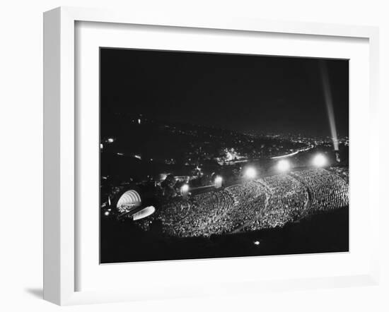 Hollywood Bowl at Night-null-Framed Photographic Print