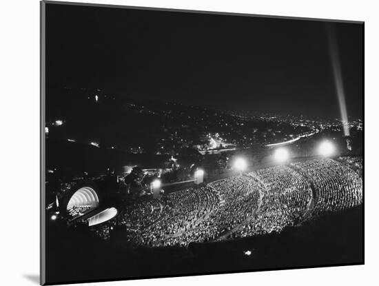 Hollywood Bowl at Night-null-Mounted Photographic Print