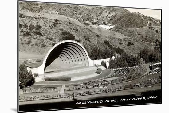 Hollywood Bowl, Los Angeles, California-null-Mounted Art Print