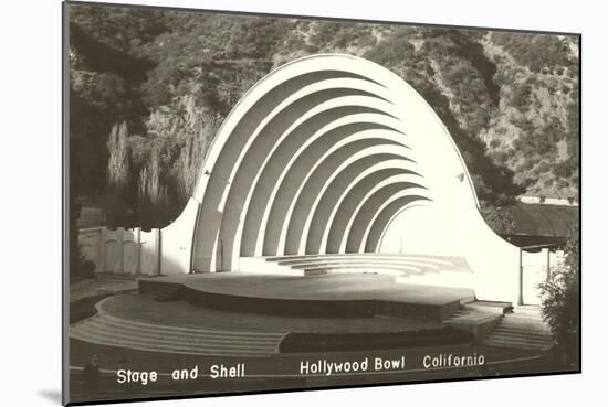 Hollywood Bowl, Los Angeles, California-null-Mounted Art Print