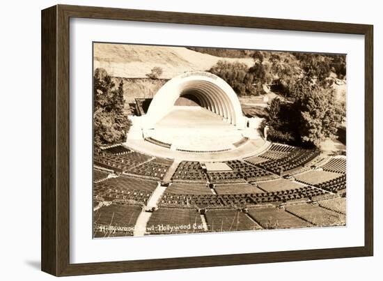 Hollywood Bowl, Los Angeles, California-null-Framed Art Print