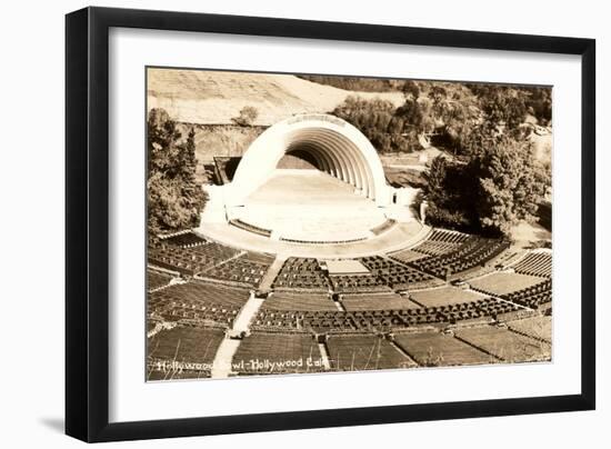 Hollywood Bowl, Los Angeles, California-null-Framed Art Print