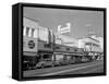 Hollywood, CA Town View Tom Breneman's Photograph - Hollywood, CA-Lantern Press-Framed Stretched Canvas