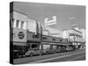 Hollywood, CA Town View Tom Breneman's Photograph - Hollywood, CA-Lantern Press-Stretched Canvas