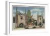 Hollywood, CA - View of Grauman's Chinese Theatre-Lantern Press-Framed Art Print