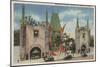 Hollywood, CA - View of Grauman's Chinese Theatre-Lantern Press-Mounted Art Print