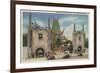 Hollywood, CA - View of Grauman's Chinese Theatre-Lantern Press-Framed Art Print