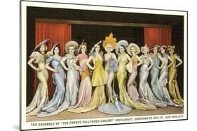 Hollywood Cabaret Ensemble, New York City-null-Mounted Art Print