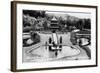 Hollywood, California - Bernheimer Residence, Sacred Bridge and Pogoda of Nara Photo-Lantern Press-Framed Art Print