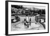 Hollywood, California - Bernheimer Residence, Sacred Bridge and Pogoda of Nara Photo-Lantern Press-Framed Art Print