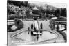 Hollywood, California - Bernheimer Residence, Sacred Bridge and Pogoda of Nara Photo-Lantern Press-Stretched Canvas