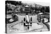 Hollywood, California - Bernheimer Residence, Sacred Bridge and Pogoda of Nara Photo-Lantern Press-Stretched Canvas