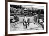 Hollywood, California - Bernheimer Residence, Sacred Bridge and Pogoda of Nara Photo-Lantern Press-Framed Premium Giclee Print