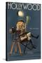 Hollywood, California - Directing Pinup Girl-Lantern Press-Stretched Canvas
