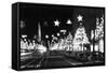 Hollywood, California - Santa Claus Lane Parade on Hollywood Blvd-Lantern Press-Framed Stretched Canvas