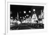 Hollywood, California - Santa Claus Lane Parade on Hollywood Blvd-Lantern Press-Framed Art Print