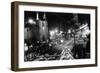 Hollywood, California - Santa Claus Lane Parade on Hollywood Blvd-Lantern Press-Framed Art Print