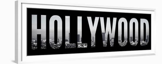 Hollywood Cityscape-Emily Navas-Framed Premium Giclee Print