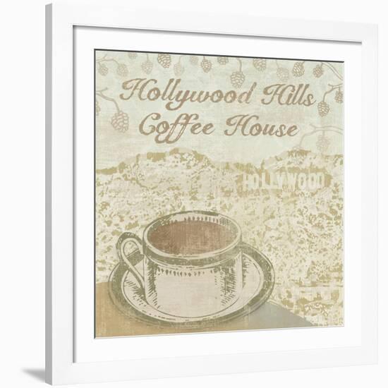 Hollywood Coffee House-Erin Clark-Framed Giclee Print