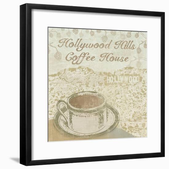 Hollywood Coffee House-Erin Clark-Framed Giclee Print