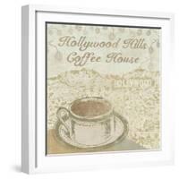 Hollywood Coffee House-Erin Clark-Framed Giclee Print