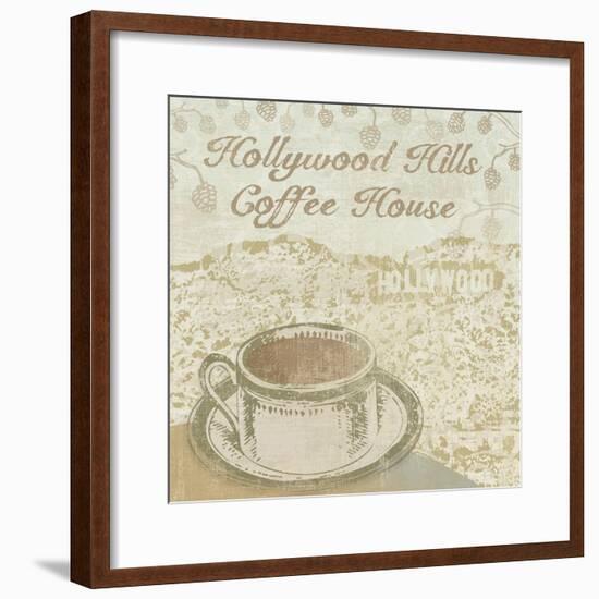 Hollywood Coffee House-Erin Clark-Framed Giclee Print