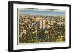 Hollywood from the Hills-null-Framed Art Print