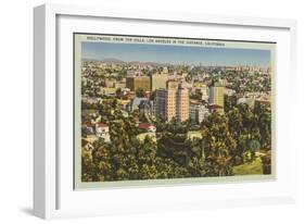 Hollywood from the Hills-null-Framed Art Print