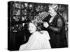 Hollywood Hair Dressing Salon, Miss Annie Ondra Having Her Hair Done-null-Stretched Canvas