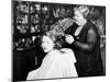 Hollywood Hair Dressing Salon, Miss Annie Ondra Having Her Hair Done-null-Mounted Photographic Print