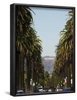 Hollywood Hills and the Hollywood Sign, Los Angeles, California, USA-Kober Christian-Framed Photographic Print