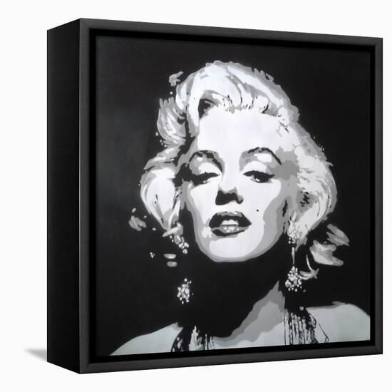 Hollywood icon-Abstract Graffiti-Framed Stretched Canvas