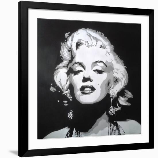 Hollywood icon-Abstract Graffiti-Framed Giclee Print