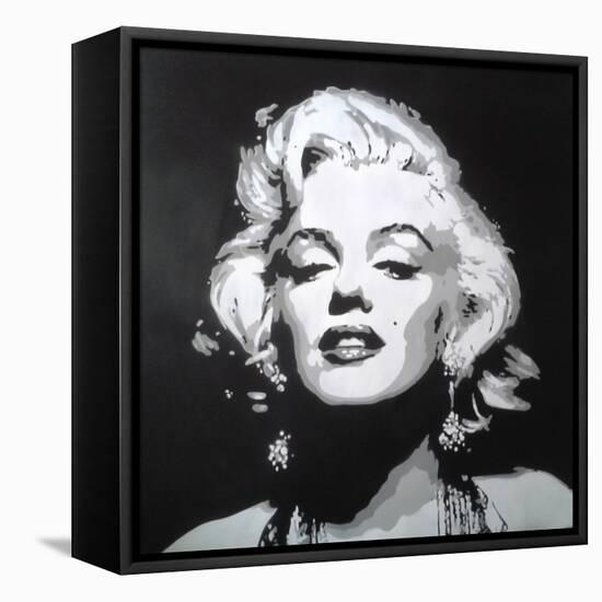 Hollywood icon-Abstract Graffiti-Framed Stretched Canvas