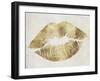 Hollywood Kiss Gold-null-Framed Giclee Print