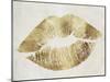 Hollywood Kiss Gold-null-Mounted Giclee Print
