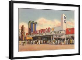 Hollywood Movie Theater, Los Angeles, California-null-Framed Art Print