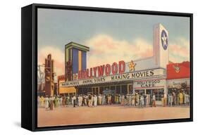 Hollywood Movie Theater, Los Angeles, California-null-Framed Stretched Canvas