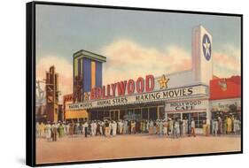 Hollywood Movie Theater, Los Angeles, California-null-Framed Stretched Canvas
