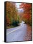 Hollywood Rd at Route 28, Adirondack Mountains, NY-Jim Schwabel-Framed Stretched Canvas