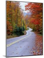 Hollywood Rd at Route 28, Adirondack Mountains, NY-Jim Schwabel-Mounted Photographic Print