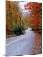 Hollywood Rd at Route 28, Adirondack Mountains, NY-Jim Schwabel-Mounted Photographic Print