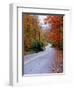 Hollywood Rd at Route 28, Adirondack Mountains, NY-Jim Schwabel-Framed Premium Photographic Print