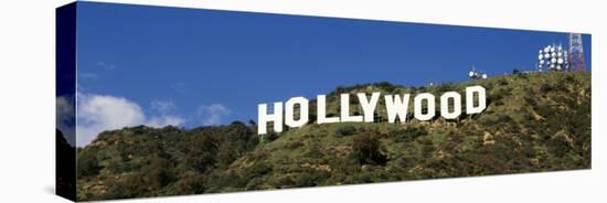 Hollywood Sign at Hollywood Hills, Los Angeles, California, USA-null-Stretched Canvas