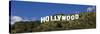 Hollywood Sign at Hollywood Hills, Los Angeles, California, USA-null-Stretched Canvas
